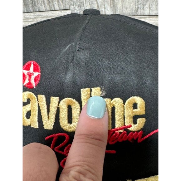 Vintage 80s 90s Havoline Racing Team Made in USA Snapback Hat Rope Trucker Hat - Picture 4 of 9